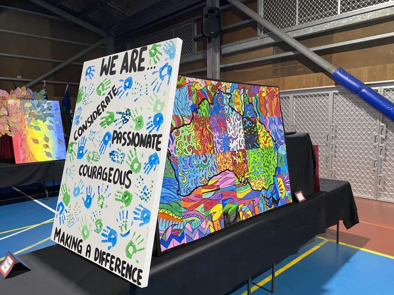 Oxenford state school art display